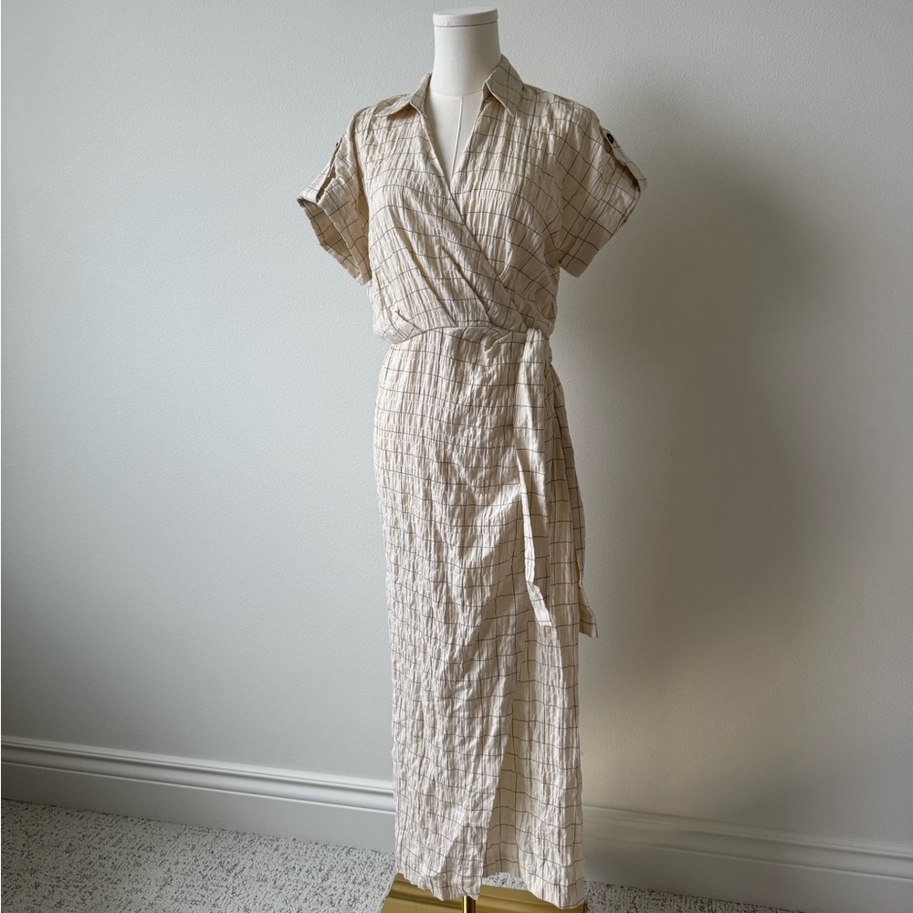 Zara Cotton Wrap Dress